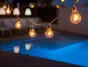 Guirlande extérieure LED intégrée 10 ampoules blanc chaud 350 lm Stella 4.5 m