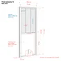Bloc-porte atelier vitre Atelier, noir H.204 x l.73 cm, poussant droit