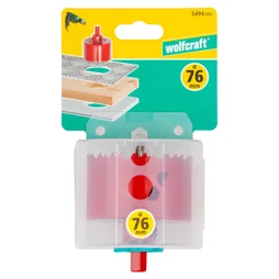 Scie cloche BIM bois/plastique/métal wolfcraft diamètre 76 mm