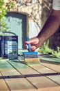 Peinture exterieure bois, mdf, osb Conditions extremes LUXENS vert provence sati