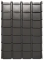 Plaque de toiture Easy anthracite Linea IKO,  l.0.86 x L.1.13m