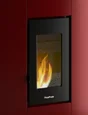 Poêle à granulés FREEPOINT Atrium 5 airtight bordeaux / bordeaux 5.2 kW