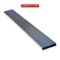 Règle aluminium sans embout, PERRIN, 200 cm x H.10 cm x EP. 18 mm