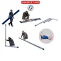 Kit règle / équerre de maçon en aluminium, PERRIN