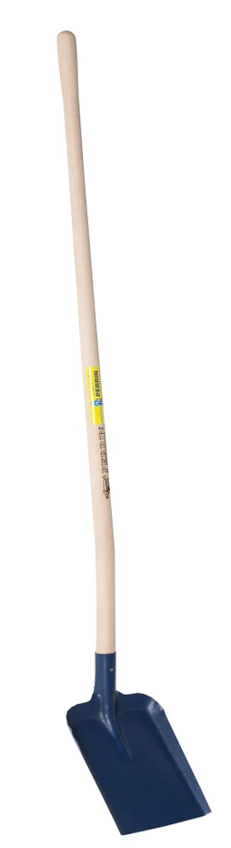 Pelle bordelaise à douille, 23 cm, avec manche en bois, PERRIN, L.125 cm