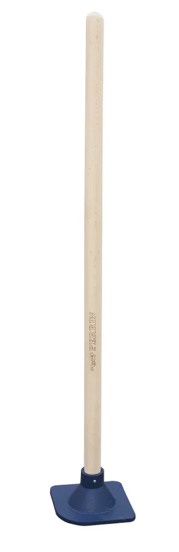 Dame carrée acier avec manche en bois, PERRIN, L.100 cm