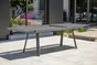 Table de jardin de repas Stockholm rectangulaire gris anthracite 10/12 personnes