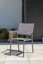 Fauteuil de jardin DCB GARDEN Stockholm en aluminium noir