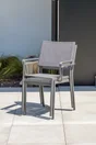 Fauteuil de jardin DCB GARDEN Stockholm en aluminium noir