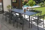 Fauteuil de jardin DCB GARDEN Gaston en aluminium noir