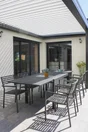 Fauteuil de jardin DCB GARDEN Gaston en aluminium noir