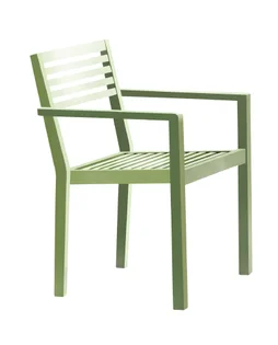 Fauteuil de jardin DCB GARDEN Gaston en aluminium vert