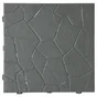 Dalle clip SNAPTILE, gris, L. 38 x L. 38 cm x Ep. 25 mm