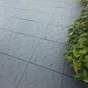Dalle clip SNAPTILE, gris, L. 38 x L. 38 cm x Ep. 25 mm