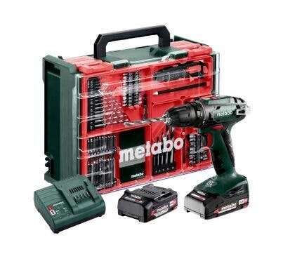 Perceuse visseuse sans fil METABO 18 V 2.0 Ah, 2 batteries BS 18 Set