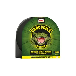 Ruban adhésif de réparation PATTEX Power tape extrême L.20 m x l.48 mm noir