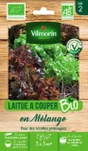 Graines de potager laitue à couper en mélange bio VILMORIN 3 g