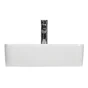 Vasque à poser céramique rectangulaire Clint, l.48 x P.37 cm blanc brillant
