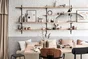 Suspension 1x e27 rotin noir / naturel SEYNAVE Kasteli D.45 cm
