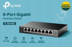 Switch 8 ports 10/100/1000mbps , TP LINK