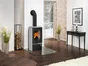 Poêle à bûche JUSTUS Reno r gris, 6 kW