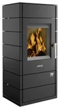Poêle à bûche JUSTUS Tova w+ noir, 6 kW