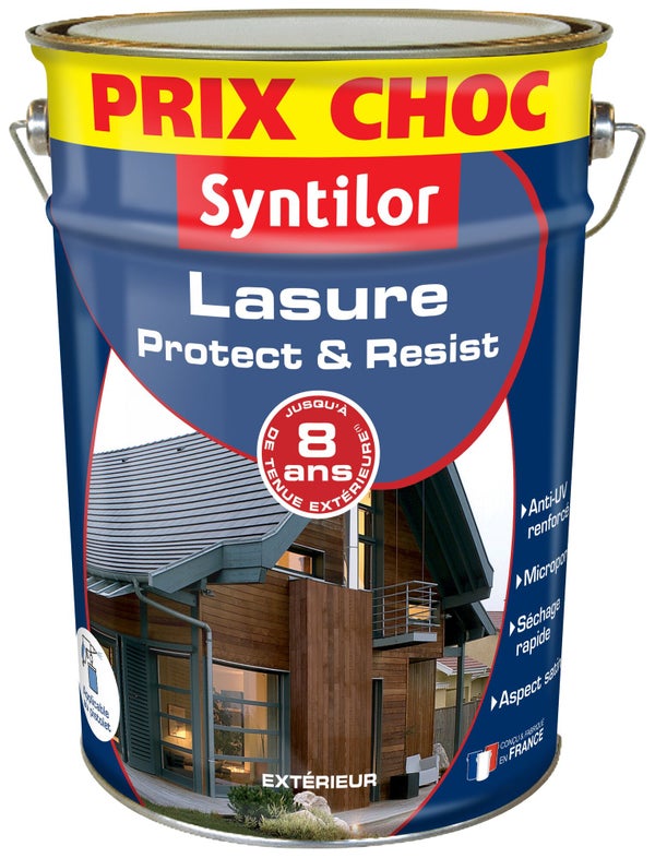 Lasure SYNTILOR protect & résist incolore 5 L