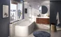 Baignoire semi-îlot l.80 x L.180 cm, blanc Sophia version droite, BALNEO