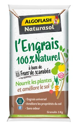 Engrais naturel complet ALGOFLASH NATURASOL 5 kg