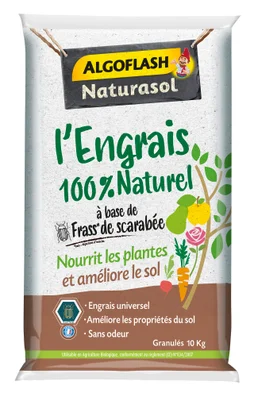 Engrais naturel complet ALGOFLASH NATURASOL 10 kg