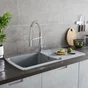 Mitigeur de cuisine avec douchette chrome GROHE Get clova