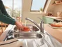 Mitigeur de cuisine chrome GROHE Start clova bas
