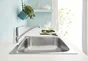 Mitigeur de cuisine chrome GROHE Start clova bas