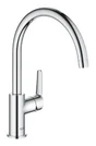 Mitigeur de cuisine chromé GROHE Start clova haut