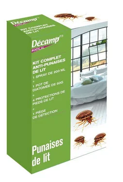 Kit insecticides et pieges anti-punaises de lit DECAMP'