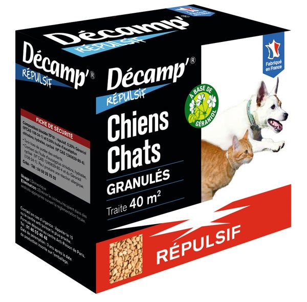 Répulsif granulés anti-chiens et chats DECAMP', 400 g