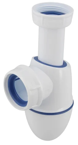 Siphon pour évier 1 cuve diamètre 1 1/2 (40mm), NICOLL