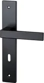 2 poignees de porte Nathan/loft trou de cle ALPERTEC, acier entraxe 195 mm