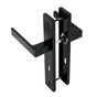 2 poignees de porte Nathan/loft trou de cle ALPERTEC, acier entraxe 195 mm