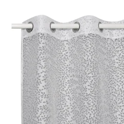 Voilage transparent en viscose, OSAKI INSPIRE, l.140 x H.280 cm, blanc