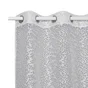 Voilage transparent en viscose, OSAKI INSPIRE, l.140 x H.280 cm, blanc