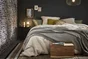 Plaid Aubin, l.130 x L.180 cm, noir et beige