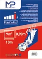 Bâche de protection plastifiée MULTIPLAST, L.10 x l.0.9 m