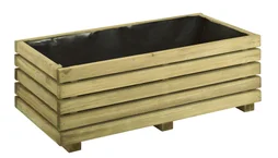 Bac KUB rectangle en pin traité CERLAND, L.80 x P.40 x H.28 cm