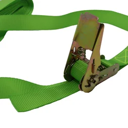 Sangle à cliquet largeur 25mm x longueur 5m vert 500kg, STANDERS lot de 2