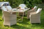Lot de 2 fauteuils de jardin NATERIAL Medena en aluminium beige