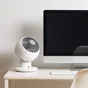 Ventilateur a poser, OHYAMA, Pcf-sc15t gris 38 W, D18 cm