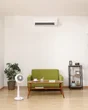 Ventilateur sur pied, OHYAMA, Stf-dc15t blanc 25 W, D22 cm