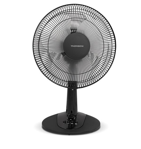 Ventilateur à poser, THOMSON noir 55 W, D40 cm