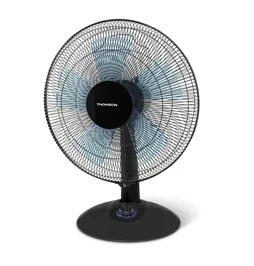 Ventilateur à poser, THOMSON, Turbo noir 60 W, D40 cm